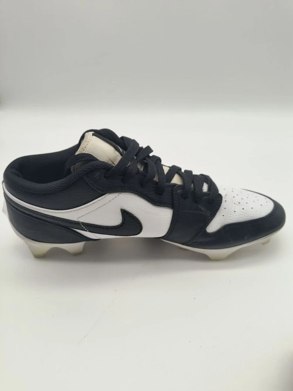 Nike Air Jordan 1 Low TD Panda Black White Football Cleats Size 11
